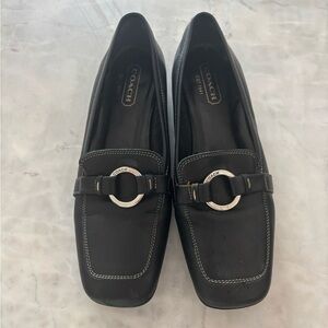🥿 Vintage Coach Leather Loafers – Made in Italy (1990s/Y2K Era)